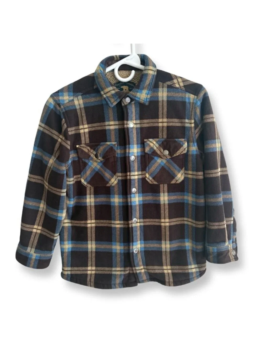Freedom Foundry Boys Heavyweight Sherpa Lined Fleece Shirt Jacket Boys 10-12